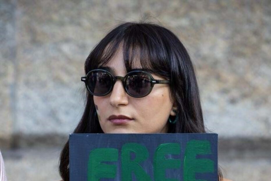 Quase cem pessoas em manifestação pela libertação da Palestina no Porto