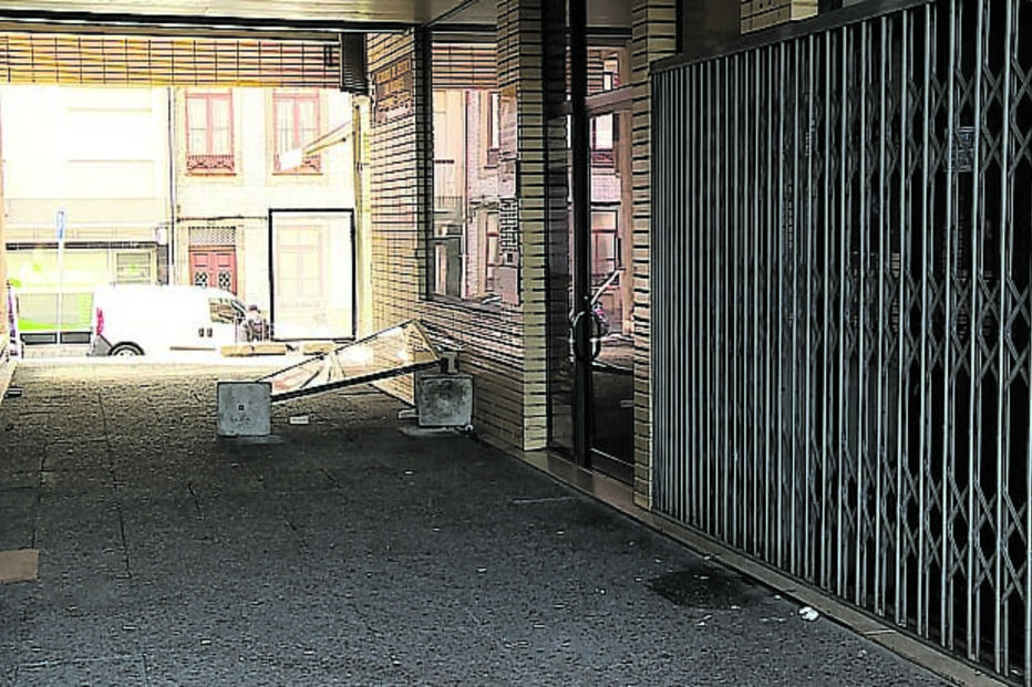 Local onde ocorreu a rixa, na Rua Visconde de Setúbal, Porto