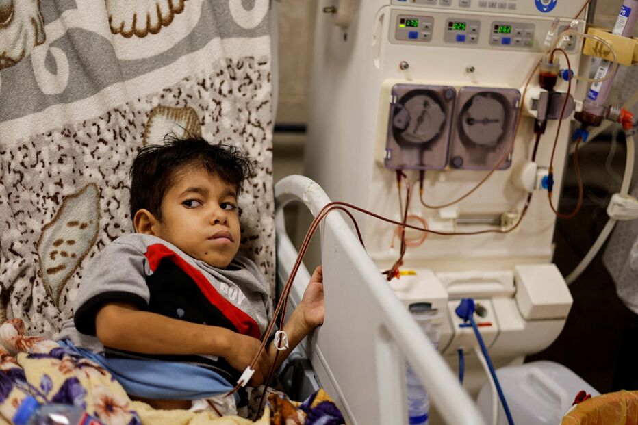 Hospitais de Gaza em situação 