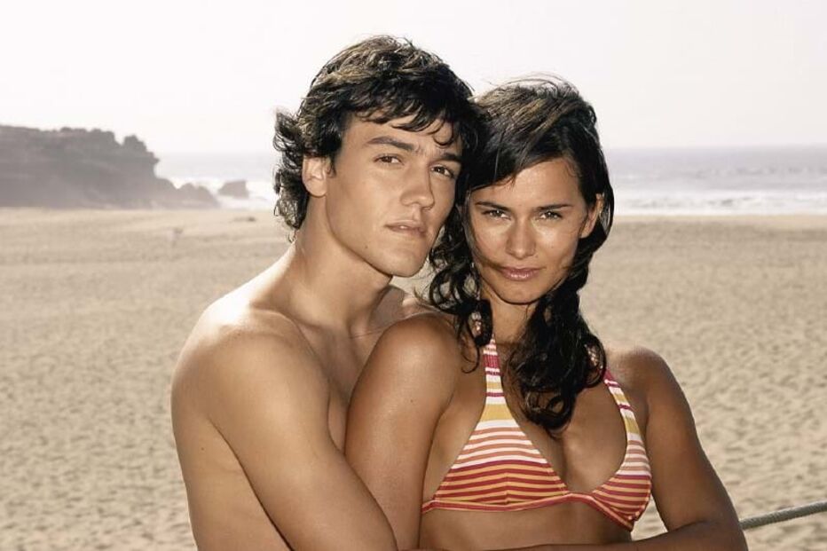 Pedro Teixeira e Cláudia Vieira em 'Morangos com Açúcar'