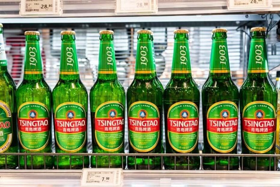 Cerveja chinesa Tsingtao 