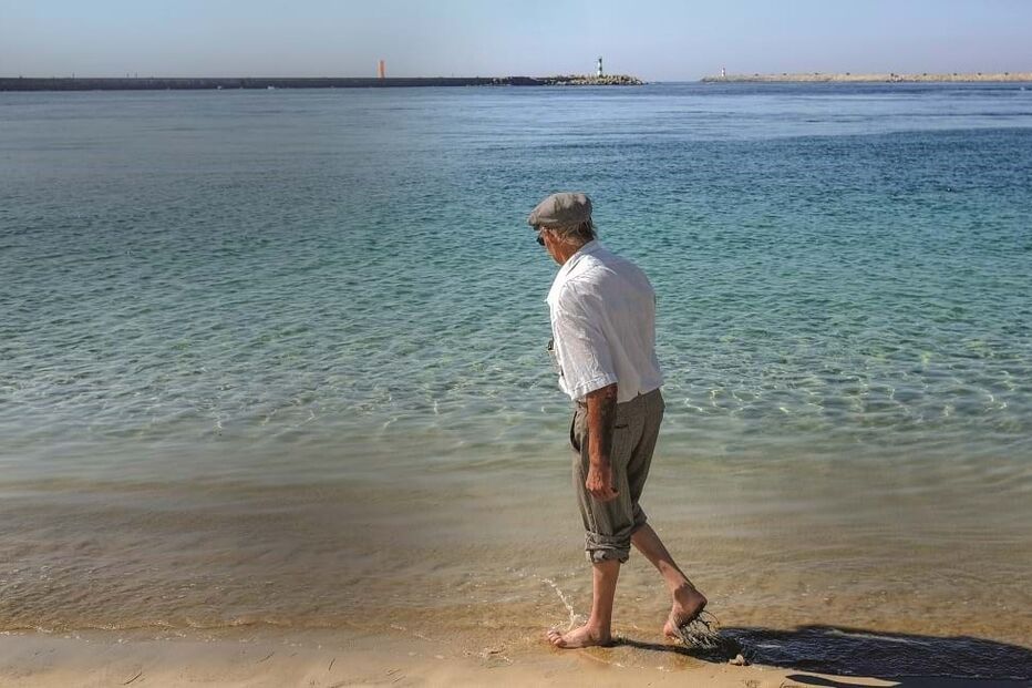 Nunca na vida tinham visto o mar