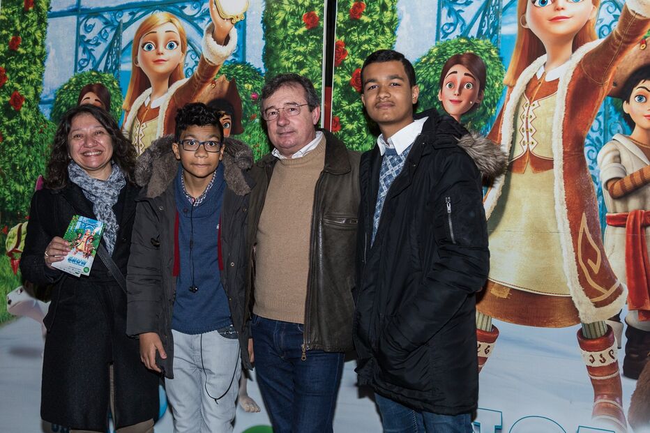 Zita e Luís Aleluia com os filhos: José, de 20 anos, e João, de 17