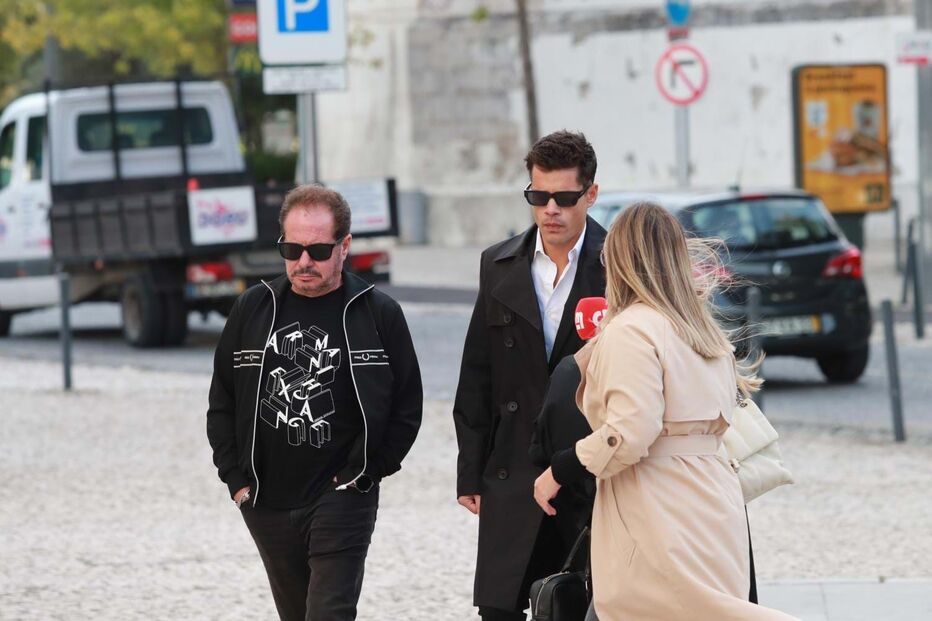 Ivo Lucas chega a tribunal para o julgamento da morte de Sara Carreira