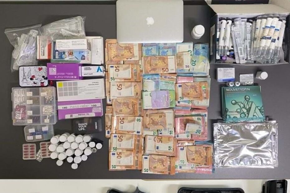 Material apreendido ao deputado municipal do Chega Sérgio Junior