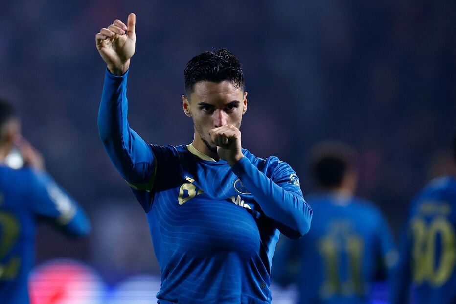 Eustáquio marcou pelos dragões na Liga dos Campeões, frente ao Antuérpia