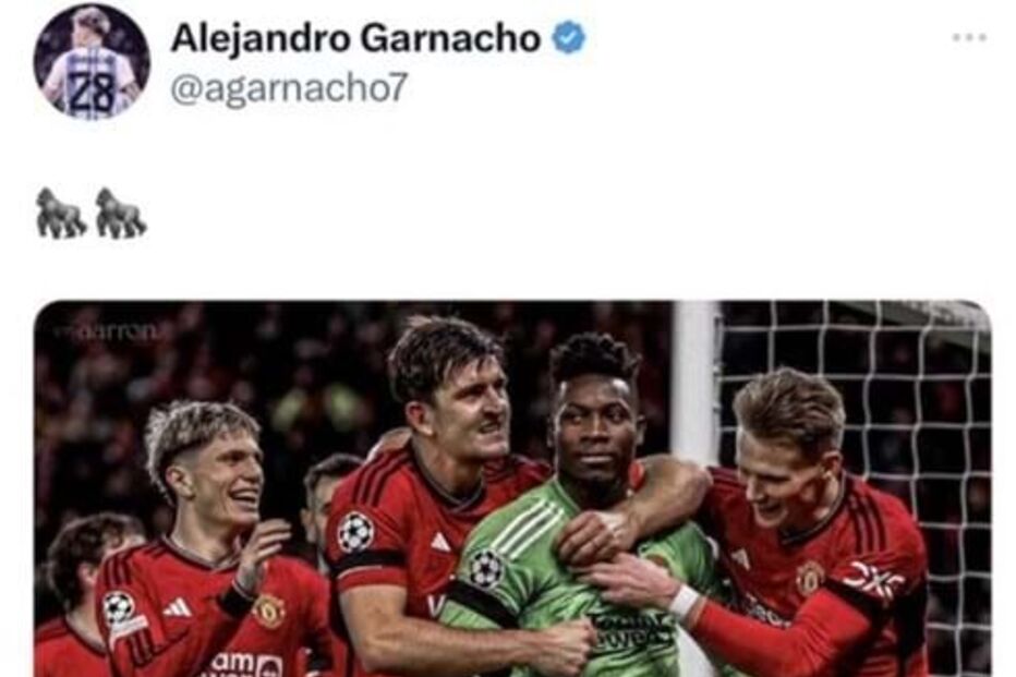 A publicação de Garnacho que pode valer um castigo ao argentino do Manchester United