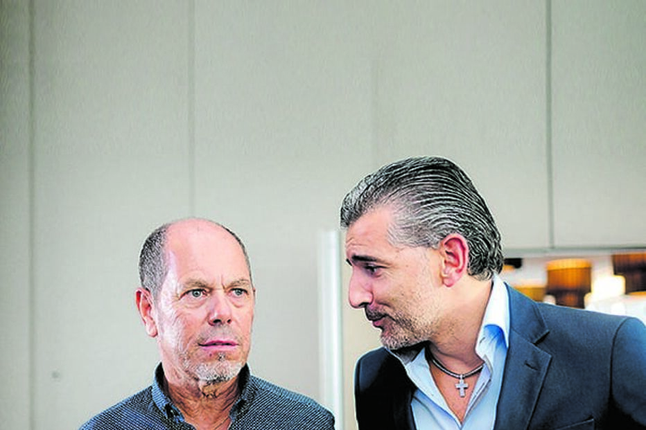 Armando Pereira ao lado  de Alexandre Fonseca 