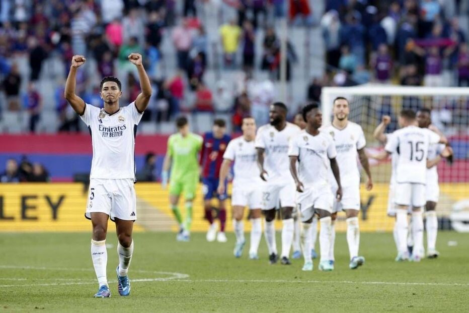 Jude Bellingham marcou os dois golos do Real Madrid