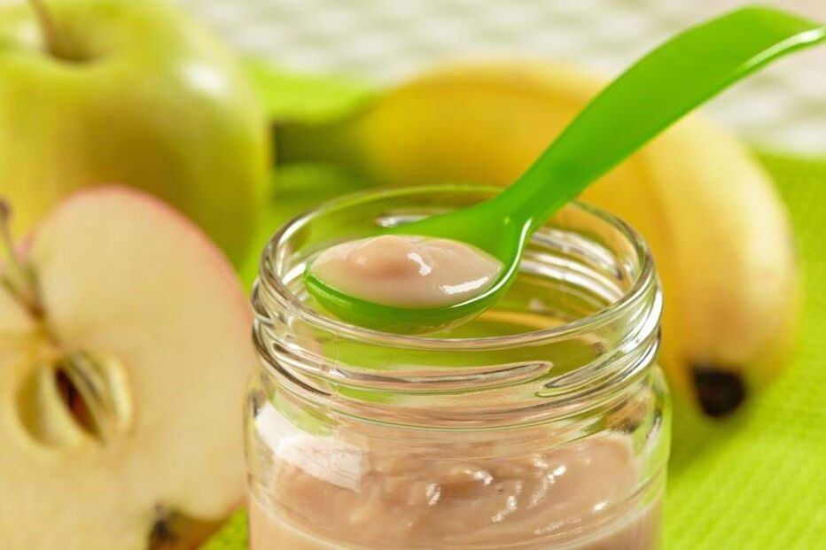 Boião de fruta para bebé 