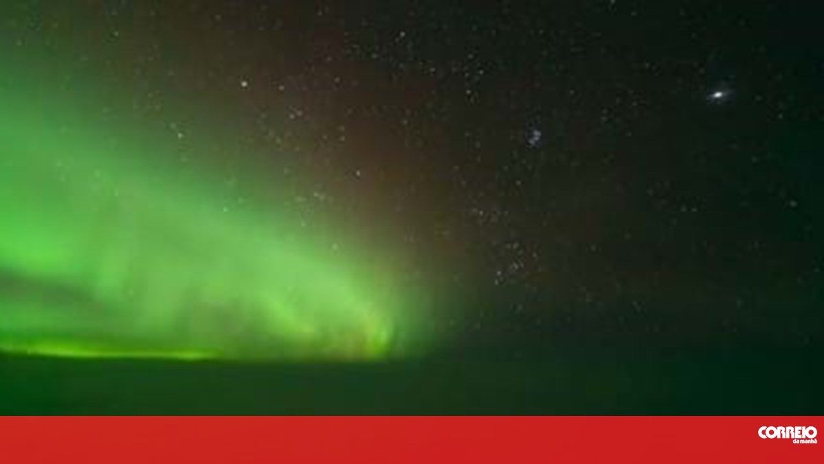 Vídeo. Aurora boreal na terra do Pai Natal