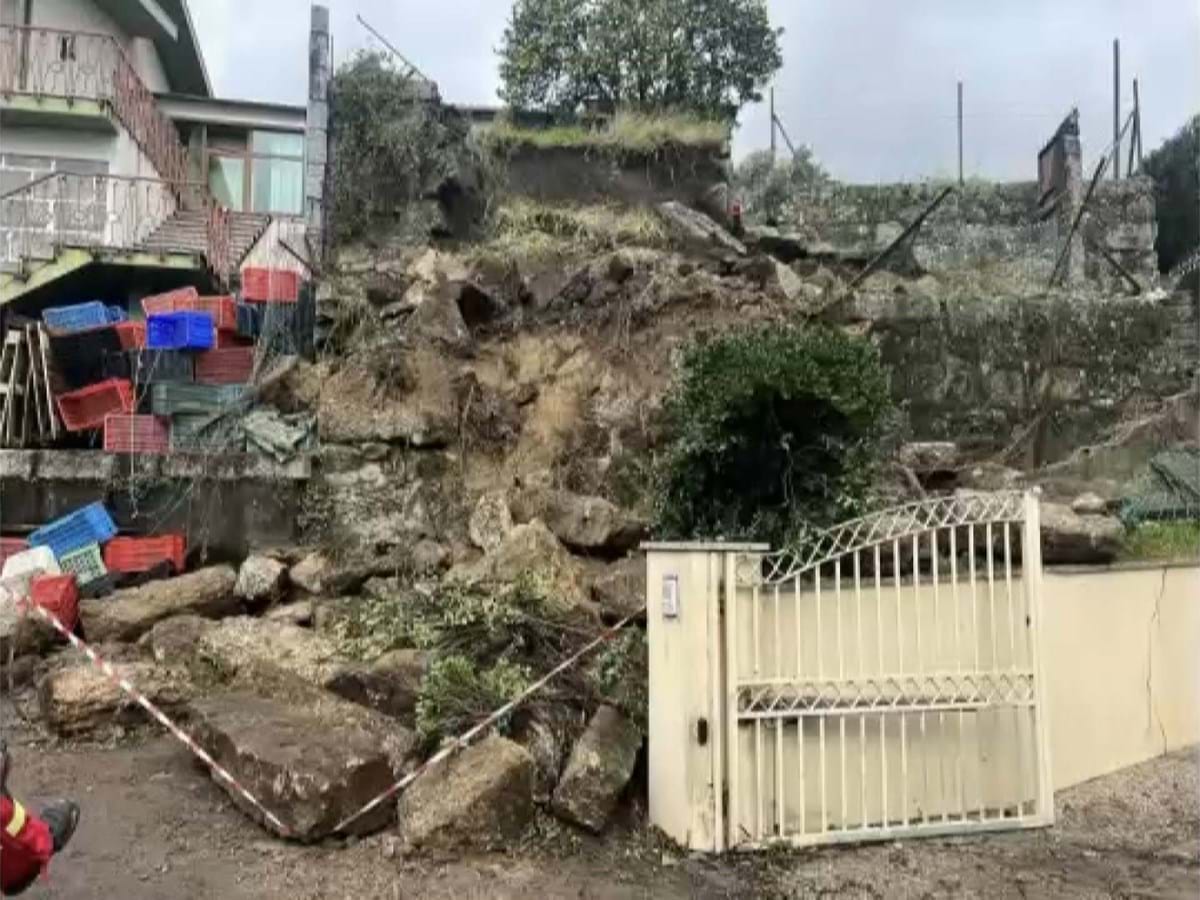 Chuva intensa provoca inundações e queda de muros em Famalicão 