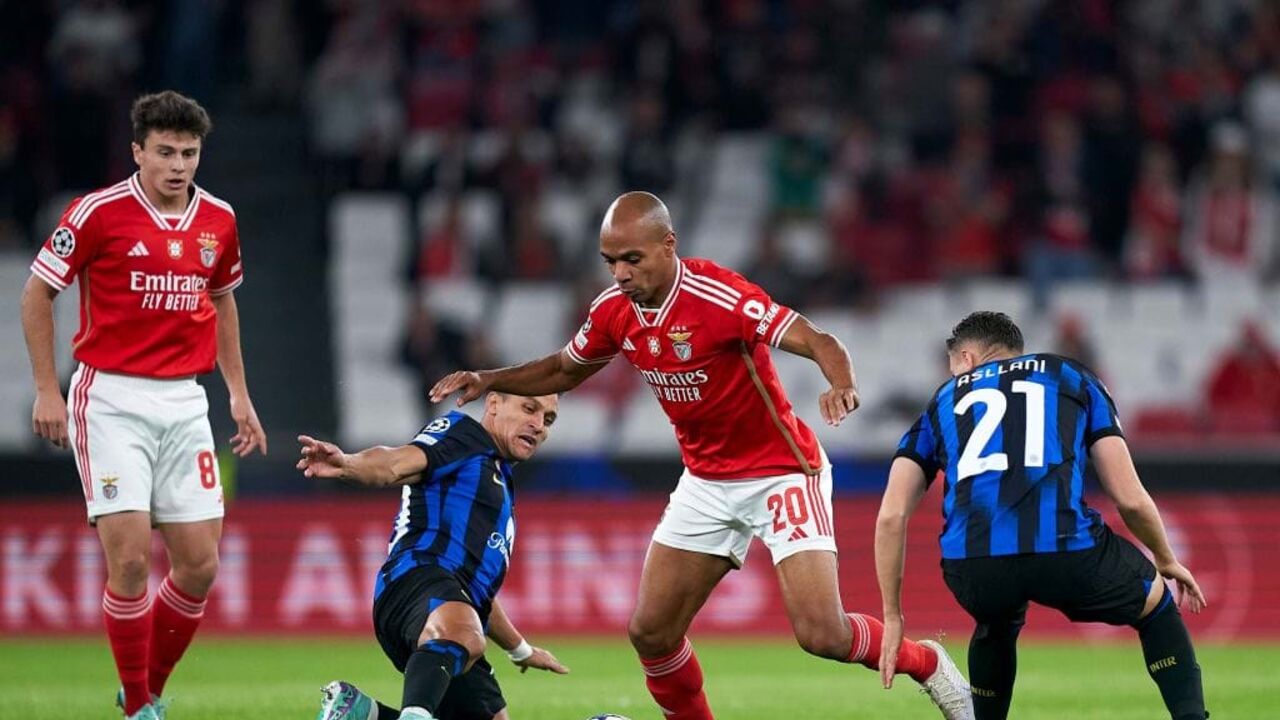 Benfica esteve a vencer por 3-0 e acaba por empatar com Inter