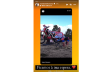 Maria Botelho Moniz deixa mensagem ao companheiro, Pedro Bianchi Prata