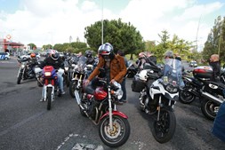 Motociclistas de vindos de Norte a Sul do país juntaram-se ao protesto