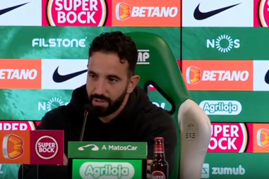 Rúben Amorim ainda tem o jogo com o Benfica atravessado: “Fomos nós que perdemos o dérbi”