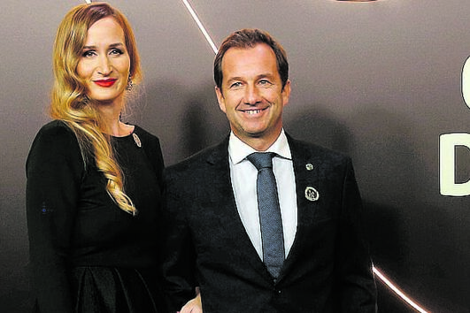 Frederico Varandas e a mulher, Katarina Larsson