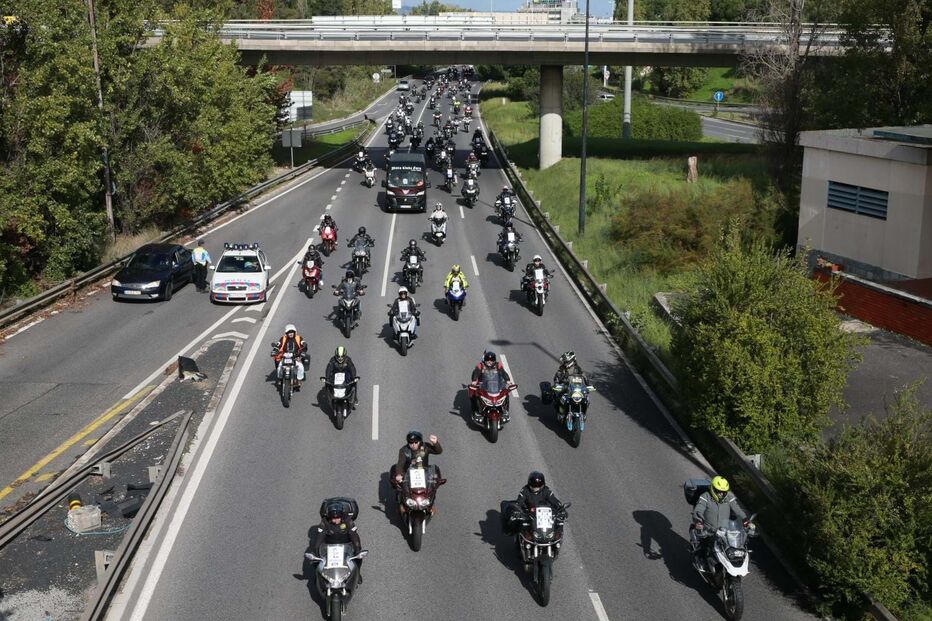 Aumento no IUC junta em Lisboa milhares de motociclistas em protesto 