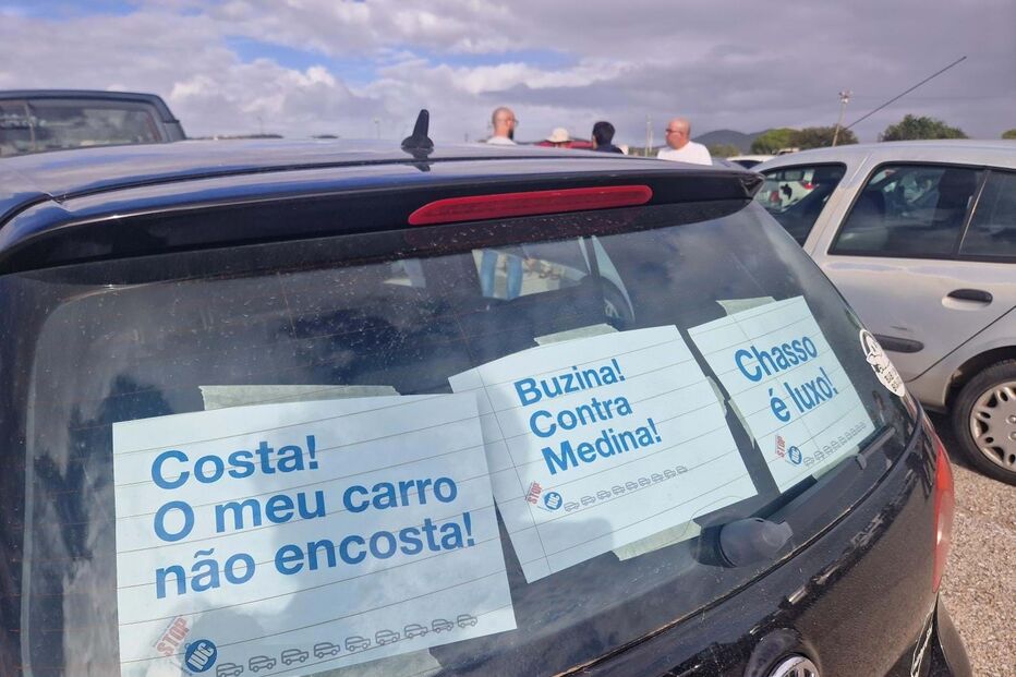 Manifestação contra subida do IUC 