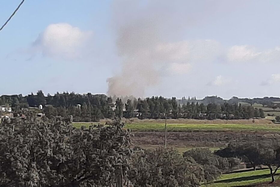 Incêndio em suinicultura em Estremoz