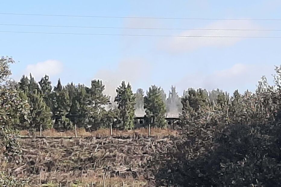 Incêndio em suinicultura em Estremoz