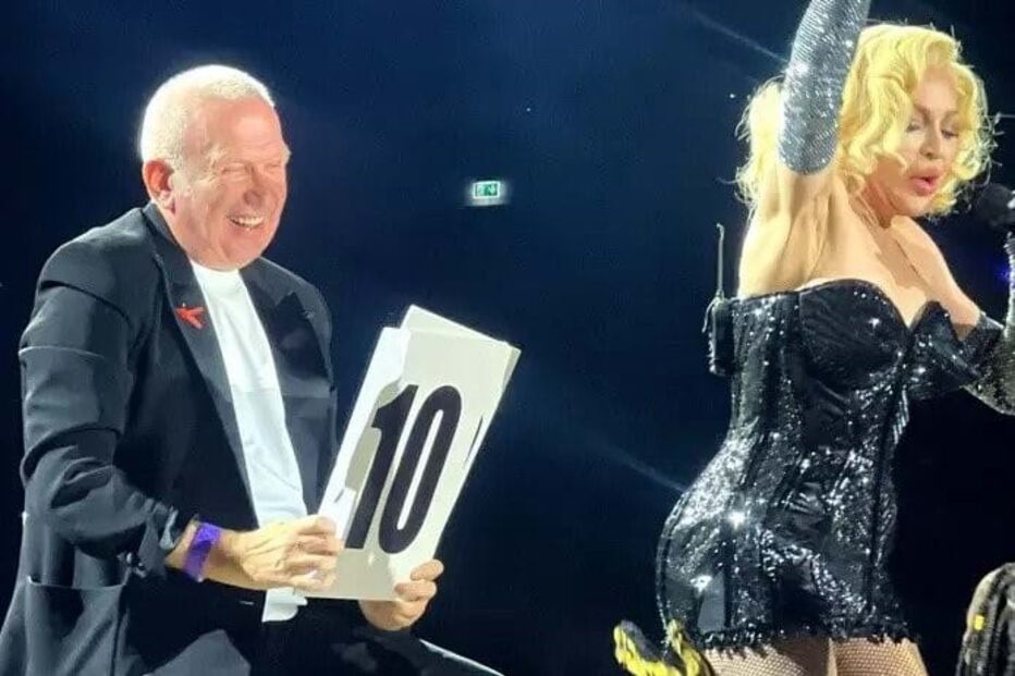 Jean-Paul Gaultier convidado-surpresa da segunda noite de Madonna
