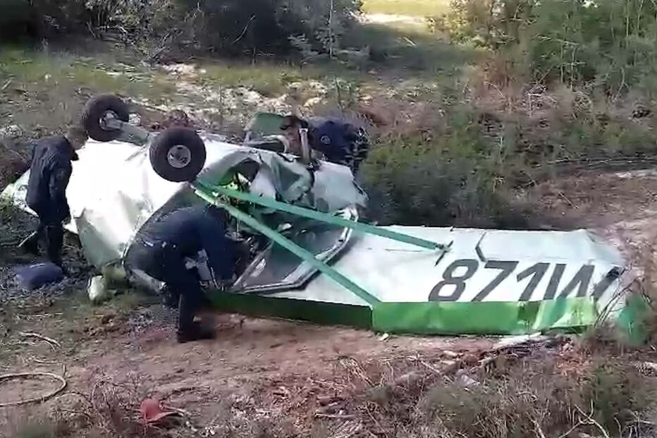Avião ultraleve com dois ocupantes cai no concelho de Ponte de Sor