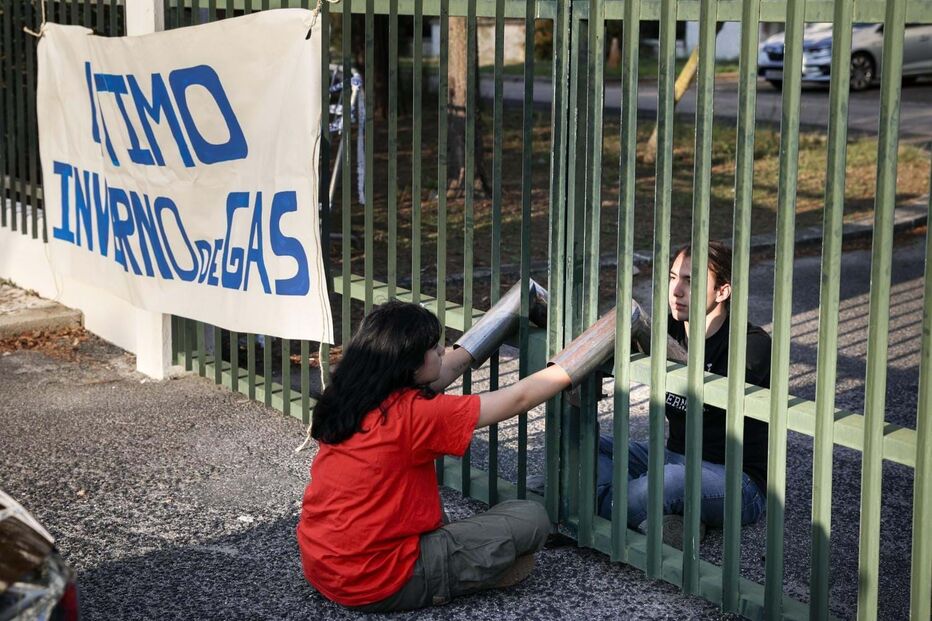Ação de protesto do grupo Greve Glimática (Foto de arquivo)