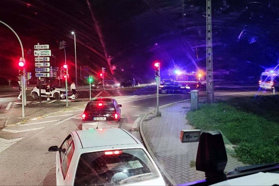 Acidente no Barreiro