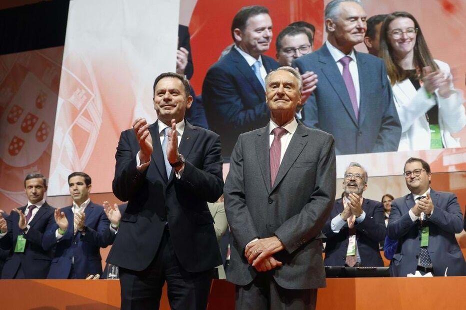 Aníbal Cavaco Silva e Luís Montenegro