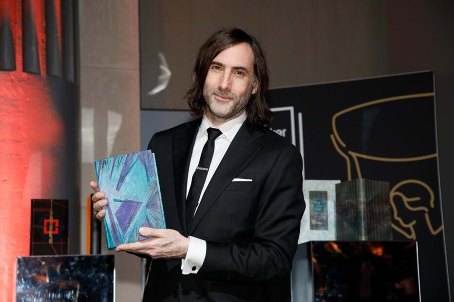 Paul Lynch na cerimónia do prémio Booker