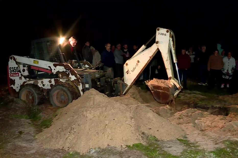 Máquina usada nas buscas