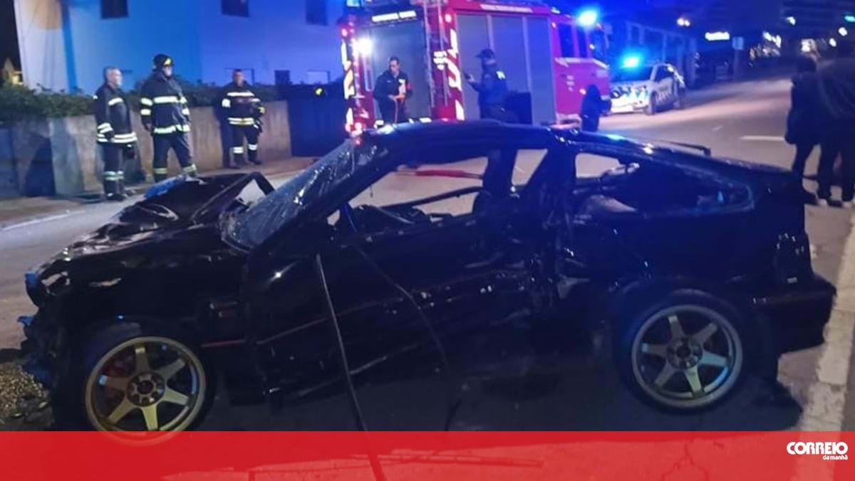 Homem ferido com gravidade em despiste de carro em Braga