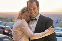 Luciana Abreu e o cavaleiro João Moura Caetano