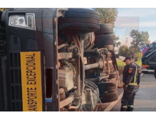 Despiste de camião em Setúbal	