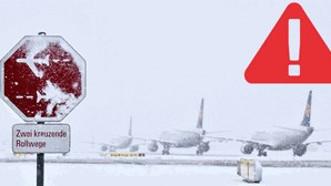 Forte queda de neve suspende voos no aeroporto de Munique e adia encontro entre o Bayern e o Union Berlim