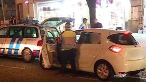 Trio de ladrões tenta atropelar PSP e é travado com disparo no Porto