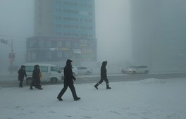 Vaga de frio atinge a Sibéria