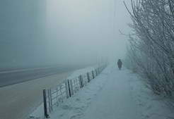Vaga de frio atinge a Sibéria
