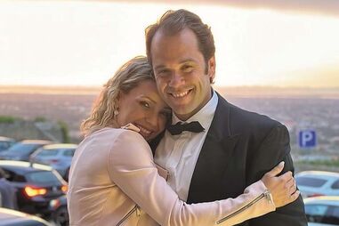 Luciana Abreu e o cavaleiro João Moura Caetano