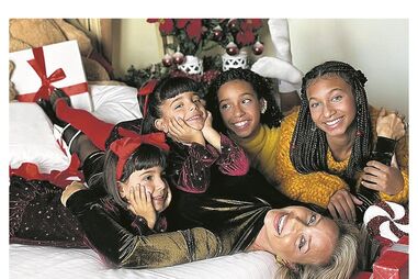 Luciana Abreu e as filhas