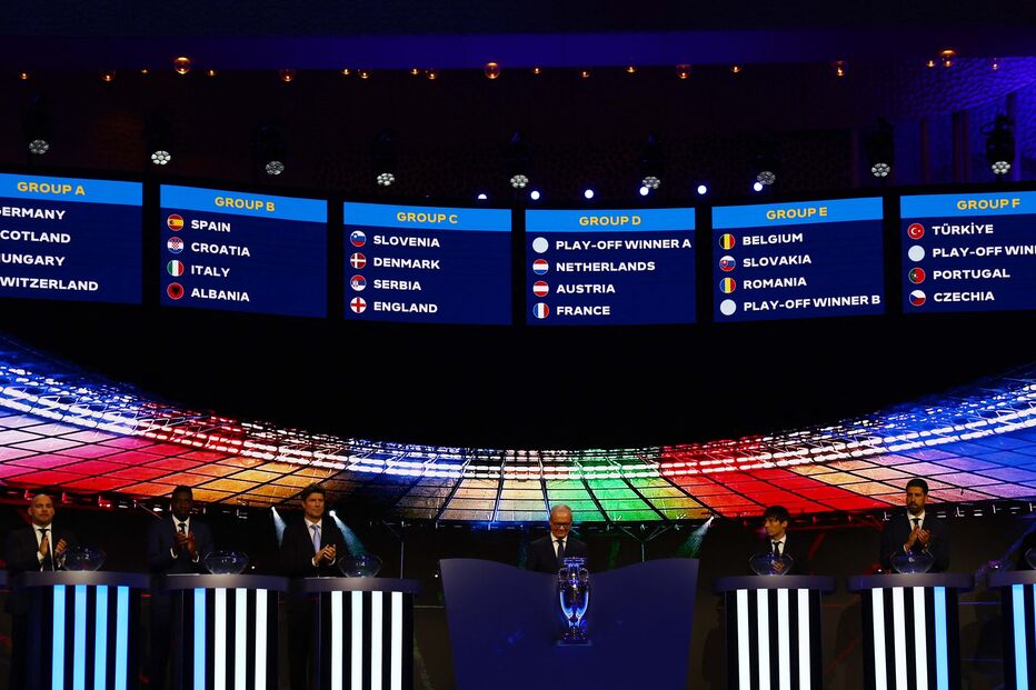 Sorteio da fase de grupos do Euro2024