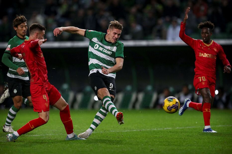 Gyokeres marcou frente ao Gil Vicente
