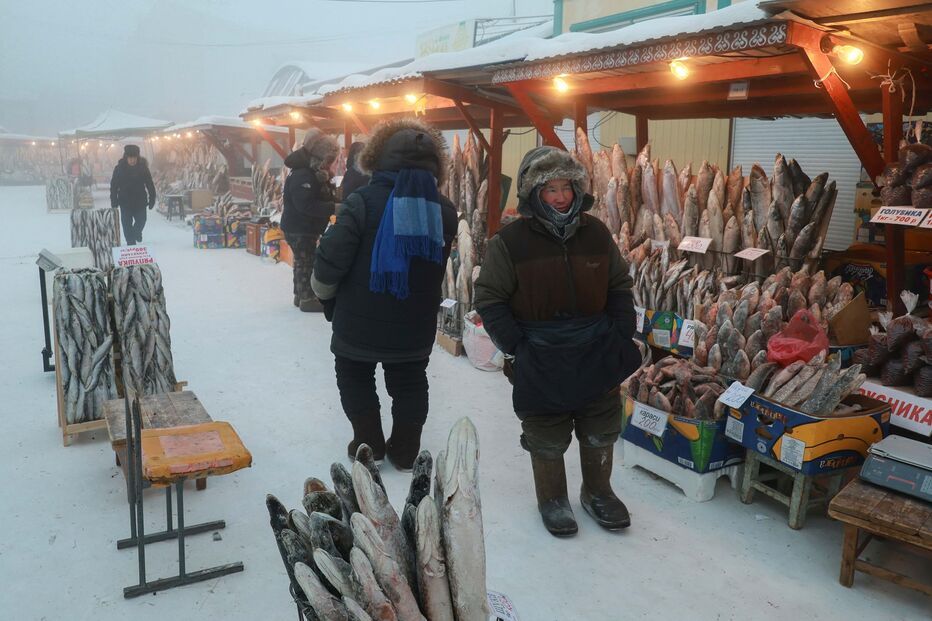 Vaga de frio atinge a Sibéria