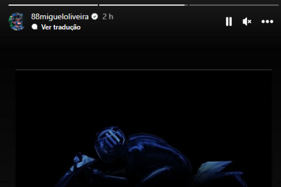 Miguel Oliveira partilhou esta imagem no Instagram