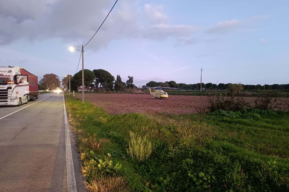 Colisão entre dois carros na EN 251 em Coruche