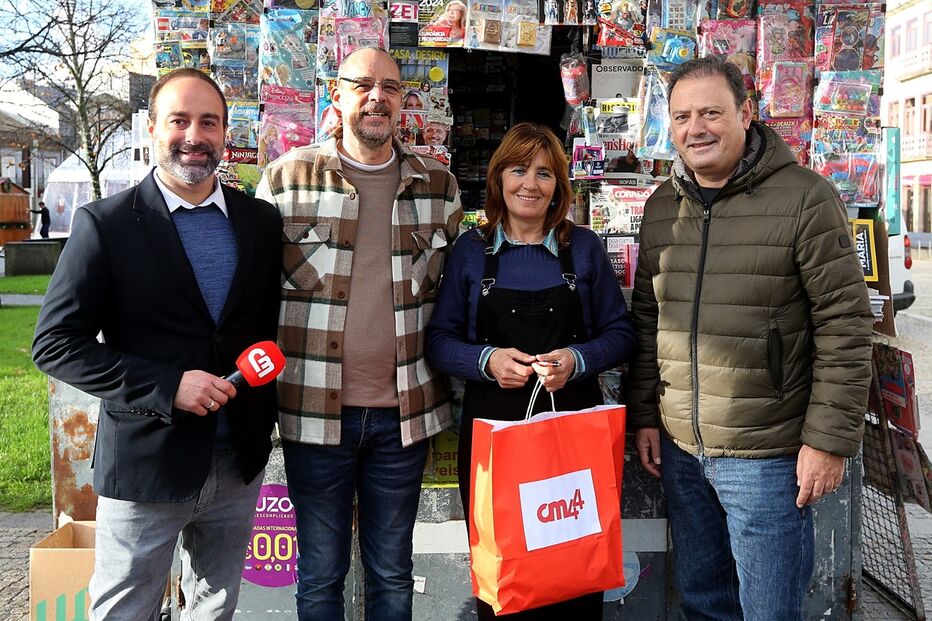 Na Póvoa do Varzim com Conceição Carvalho, responsável do quiosque Armando