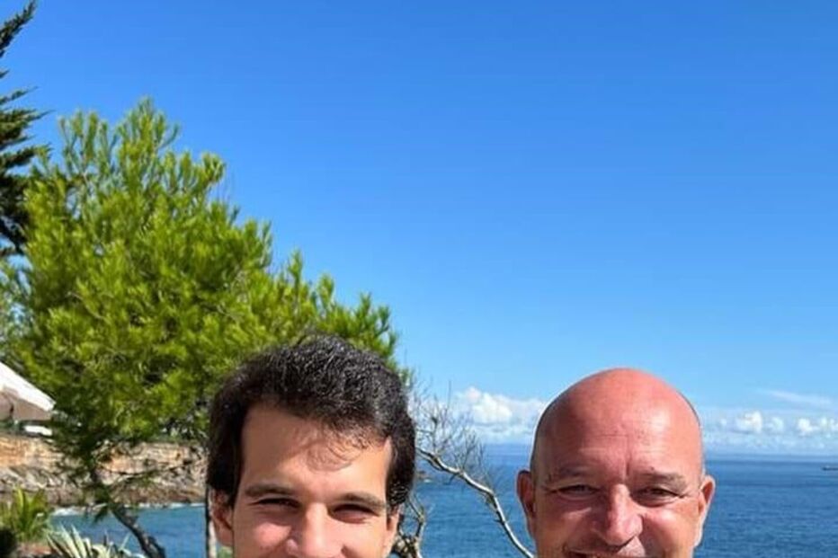 Nuno Graciano com o filho Tomás