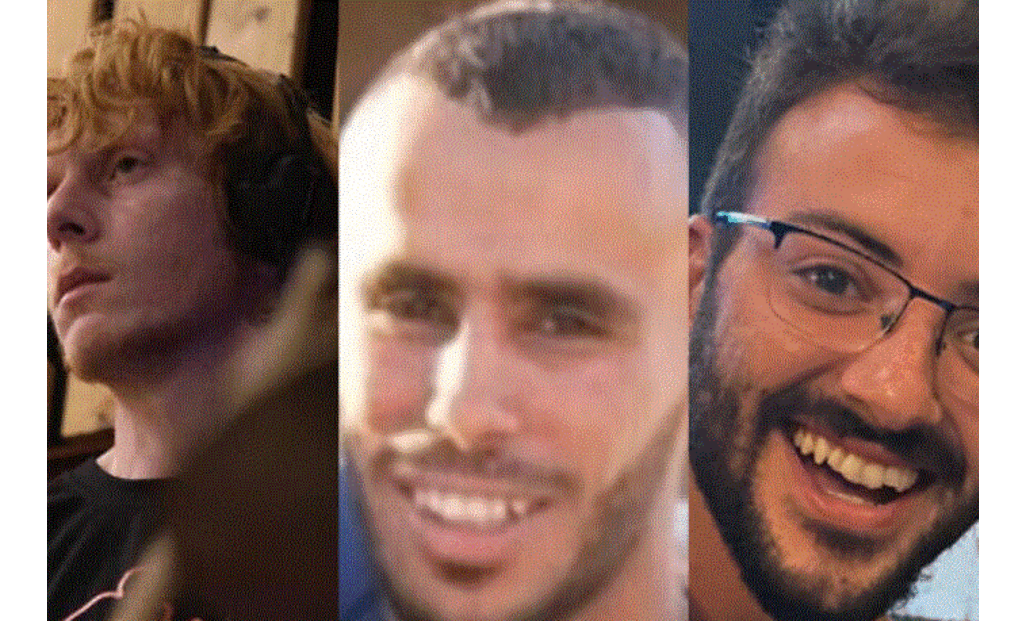Yotam Haim, Samar Talalka e Alon Lulu Shamriz, reféns mortos por engano pelo exército israelita