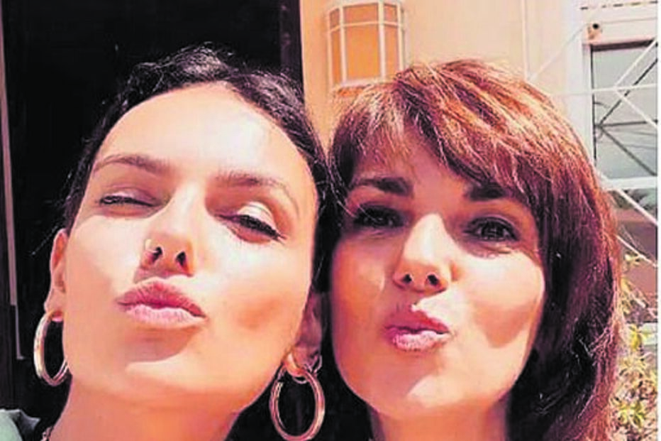 Mafalda Castro e a mãe